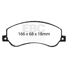 Load image into Gallery viewer, EBC Yellowstuff 4000 Series Street and Track Brake Pad Set (DP41917R)

