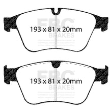 Load image into Gallery viewer, EBC Yellowstuff 4000 Series Street and Track Brake Pad Set (DP41937R)
