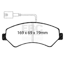 Load image into Gallery viewer, EBC Yellowstuff Brake Pad 4000 Series Sport Set (DP41969/2R)

