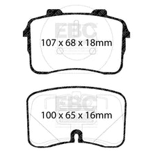 Load image into Gallery viewer, EBC Redstuff 3000 Series Sport Brake Pad Set (DP3883C)
