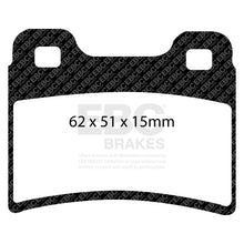 Load image into Gallery viewer, EBC Yellowstuff 4000 Series Street and Track Brake Pad Set (DP4953R)

