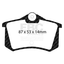 Load image into Gallery viewer, EBC Yellowstuff 4000 Series Street and Track Brake Pad Set (DP4999R)
