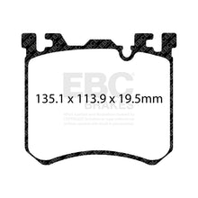 Load image into Gallery viewer, EBC Bluestuff NDX Trackday Brake Pad Set (DP52091NDX)
