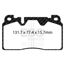 Load image into Gallery viewer, EBC Bluestuff Brake Pad 5000 Series TrackDay Set (DP52168NDX)
