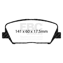 Load image into Gallery viewer, EBC Yellowstuff 4000 Series Street and Track Brake Pad Set (DP42172R)
