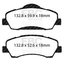 Load image into Gallery viewer, EBC Yellowstuff 4000 Series Street and Track Brake Pad Set (DP42177R)
