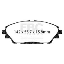 Load image into Gallery viewer, EBC Yellowstuff 4000 Series Street and Track Brake Pad Set (DP42185R)
