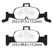 Load image into Gallery viewer, EBC Greenstuff 6000 Series Truck and SUV Brake Pad Set (DP62290)
