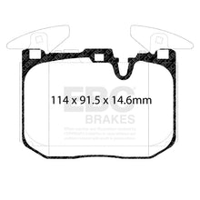 Load image into Gallery viewer, EBC Yellowstuff 4000 Series Street and Track Brake Pad Set (DP42303R)
