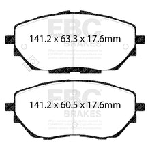 Load image into Gallery viewer, EBC Yellowstuff Brake Pad 4000 Series Sport Set (DP42368R)
