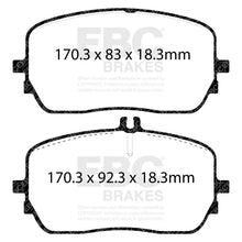 Load image into Gallery viewer, EBC Yellowstuff Brake Pad 4000 Series Sport Set (DP42396R)
