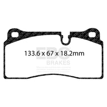 Load image into Gallery viewer, EBC Bluestuff NDX Trackday Brake Pad Set (DP52425NDX)

