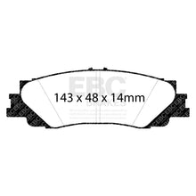 Load image into Gallery viewer, EBC Bluestuff Brake Pad 5000 Series TrackDay Set (DP52461NDX)
