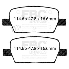 Load image into Gallery viewer, EBC Yellowstuff 4000 Series Street and Track Brake Pad Set (DP43064R)
