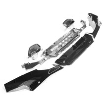 Load image into Gallery viewer, BMW G42 2 SERIES GLOSS BLACK DIFFUSER WITH TIPS - 240i STYLE
