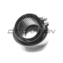 Load image into Gallery viewer, BMW M2, M3, M4 G87/G80/G81/G82/G83 CARBON EXHAUST TIPS - BLACK (SET OF 4)
