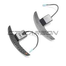 Load image into Gallery viewer, BMW CARBON FIBRE MAGNETIC SHIFTER PADDLES
