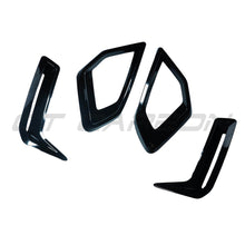 Load image into Gallery viewer, BMW G05 X5 LCI 2024+ GLOSS BLACK FRONT BUMPER TRIM PACK
