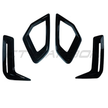 Load image into Gallery viewer, BMW G05 X5 LCI 2024+ GLOSS BLACK FRONT BUMPER TRIM PACK

