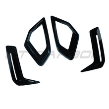 Load image into Gallery viewer, BMW G05 X5 LCI 2024+ GLOSS BLACK FRONT BUMPER TRIM PACK
