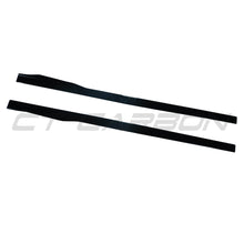 Load image into Gallery viewer, BMW 8 SERIES G14/G15 CONVERTIBLE/COUPE 2018+ GLOSS BLACK SIDE SKIRTS
