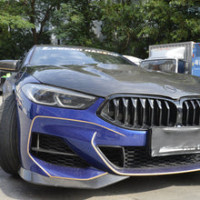 Load image into Gallery viewer, Carbon Fibre Front Bumper Trims for BMW G14 G15 G16 8 Series 18-21
