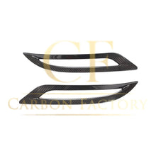Load image into Gallery viewer, Dry Carbon Rear Bumper Reflector Cover Trims for Tesla Model 3 16-20
