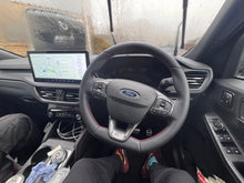 Load image into Gallery viewer, Carbon Fibre Look Steering Wheel Trim for MK3 / MK3.5 Kuga – ST Logo | CEUK
