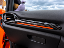 Load image into Gallery viewer, Car Enhancements UK - Real Carbon Fibre Passenger Vent Surround Trim (MK8 / MK8.5 Fiesta &amp; MK2 Puma)
