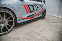 Load image into Gallery viewer, Maxton Design - STREET PRO SIDE SKIRT SPLITTERS (+FLAPS) FORD FIESTA MK8/8.5 ST/ ST LINE (2017-)
