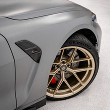 Load image into Gallery viewer, Pre-Preg Carbon Fibre Replacement Side Fender Trim for BMW G80 M3 21-Present

