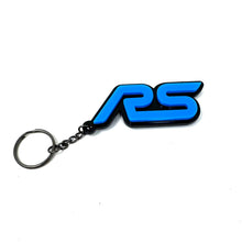 Load image into Gallery viewer, 4D RS Logo Keychain for Ford – Gloss Black with Custom Colour Options | CEUK
