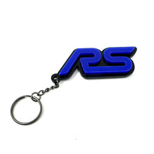 Load image into Gallery viewer, 4D RS Logo Keychain for Ford – Gloss Black with Custom Colour Options | CEUK
