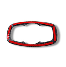 Load image into Gallery viewer, Transit Custom - Carbon Fibre Look Headlight Control Panel Surround
