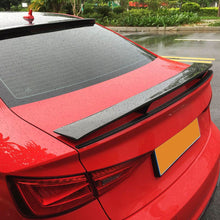 Load image into Gallery viewer, GT Style Carbon Fibre Boot Spoiler for Audi A3 S3 RS3 Saloon 13-20
