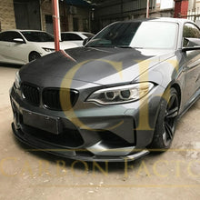 Load image into Gallery viewer, GTS Style Carbon Fibre Front Splitter for BMW F87 M2 OG 16-18
