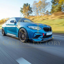 Load image into Gallery viewer, GTS Style Carbon Fibre Front Splitter for BMW F87 M2C Competition 16-21
