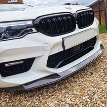 Load image into Gallery viewer, GTS Style Carbon Fibre Front Splitter for BMW F90 M5 Pre-LCI 17-20

