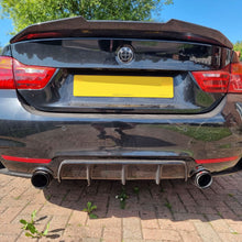 Load image into Gallery viewer, Gloss Black Rear Diffuser Dual Exhaust for BMW F32 F33 F36 4 Series 14-20
