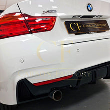 Load image into Gallery viewer, Gloss Black Rear Diffuser Twin Exhaust for BMW F32 F33 F36 4 Series 14-20
