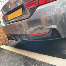 Load image into Gallery viewer, Gloss Black Rear Diffuser Twin Exhaust for BMW F32 F33 F36 4 Series 14-20
