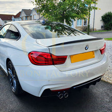 Load image into Gallery viewer, Gloss Black Rear Diffuser Twin Exhaust for BMW F32 F33 F36 4 Series 14-20
