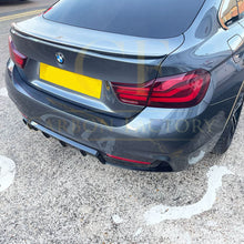 Load image into Gallery viewer, Gloss Black Rear Diffuser Twin Exhaust for BMW F32 F33 F36 4 Series 14-20
