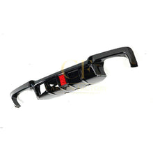 Load image into Gallery viewer, Gloss Black Rear Diffuser with LED Light for BMW F10 M5 10-17
