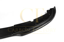 Load image into Gallery viewer, H Style Carbon Fibre Front Splitter for BMW E90 E92 E93 3 Series non M Sport 07-13

