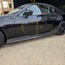Load image into Gallery viewer, ELE Style Carbon Fibre Side Skirts for Toyota GT86 12-20
