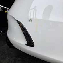 Load image into Gallery viewer, Carbon Fibre Rear Bumper Trims for Mercedes W205 C43 2 Door Coupe 15-18
