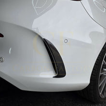 Load image into Gallery viewer, Carbon Fibre Rear Bumper Trims for Mercedes W205 C43 2 Door Coupe 15-18
