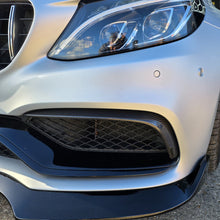 Load image into Gallery viewer, Carbon Fibre Front Fog Trims (2 Pieces) for Mercedes W205 C63 15-18
