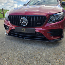 Load image into Gallery viewer, CF Style Carbon Fibre Front Splitter for Mercedes W213 E Class Saloon 16-20
